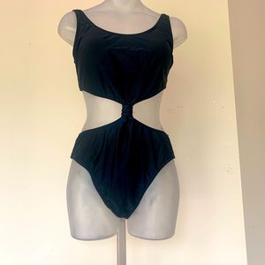 NWT Abercrombie and Fitch one piece black bathing suit